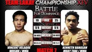 Vincent Velaque vs Kenneth Banasan FULL FIGHT | Team Lakay Championship XIV: Battle for Dominance