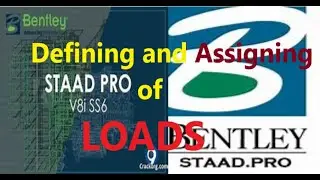 Staad  Tutorial 02 Defining and Assigning of loads