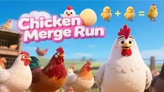 Chicken Merge Run. Max Level 