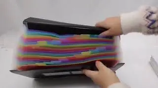 Portable A4 Expandable Cover File Organizer, Hot Pressing Forming Multi-color 24 Pockets File Folde