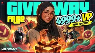 🎁 SUNDAY SPECIAL: 5000 VP GIVEAWAY! | Join & Win Valorant Points| #Live #GamerGirl #Valorant