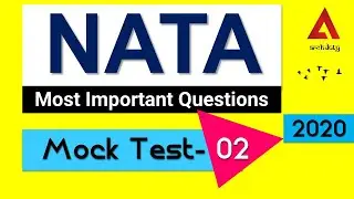 Nata | Entrance Exam 2020 | Mock Test- 01| Most Important Questions [NATA] Pdf Are Available