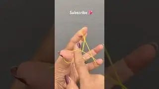 Single rubber band trick ⭐️😀🤗-challenge your friends and family  #fun #tricks #rubberbandtricks