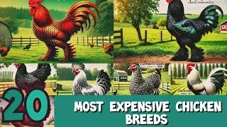Top 20 Most Expensive Chicken Breeds in the world | 5000$ Price | Ayam Cemani chicken So expensive
