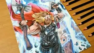 How to draw Thor | Avengers | Chirag Kotian Arts