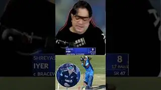 Shreyas Iyer 8(17) 🥹💔 | IND vs NZ | #shreyasiyer #indvsnz #livestream #cricket #rohitsharma #shorts