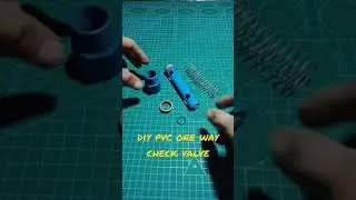 Diy PVC One way check valve assembly #short