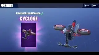Fortnite: CYCLONE GLIDER REVIEW! (New Glider)