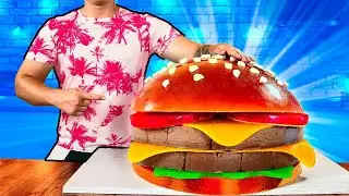 Giganti Hamburger Gommoso | Come realizzare i Hamburger Gommoso fai-da-te più grandi del mondo