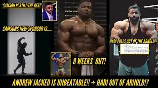 Andrew Jacked looks UBEATABLE!! + Hadi Choopan OUT of the arnold classic!? + Samsons NEW SPONSOR!!