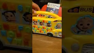 WOW! ASMR! COCOMELON LEARNING BUS! AMAZING! #amazing #toys #cocomelon #asmr #short #viral #trending