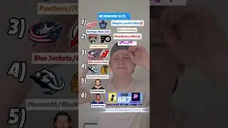 NHL Monday October 13th Red Wings Vs Maple Leafs and Panthers Vs Flyers And Blue Jackets Vs Devils