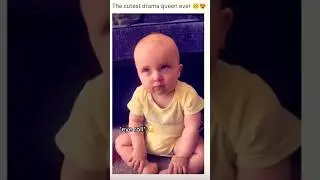 Viral Baby Eye Roll 🥺❤️ #cute #baby