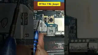 MI Note 4 Mic Jumper📱📱📱 #jumper #charging #electrical #soldering #smartphone