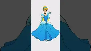 Drawing a Beautiful Disney Princess 👑✨Disney Princess Drawing | Don&rsquo;t Blink ✍️Wait Till the End ✨