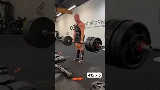 Ripping 415 for 5 💪🏽 #fitness #powerliftinggym #deadlift #barbell #strength