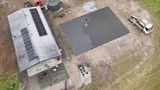 Concrete life! Farm life and building dreams.... Dream Courts anyway.