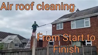 Air roof cleaning from start to finish, GWS Services Scunthorpe