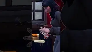 werewolf trying to make jewelry in the sims 4 #sims4 #sims4legacy #simsvlog #werewolf