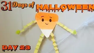 Candy Corn Kid - Easy Halloween Craft for Kids