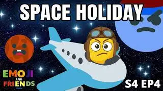 Flying on holiday (Season 4 Episode 4) Emoji and Friends Show