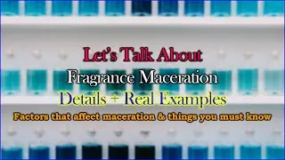 DEEP DIVE INTO FRAGRANCE MACERATION || WHATs AND WHYs WITH REAL EXAMPLES