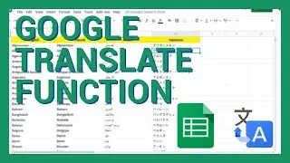 Tech Tips: Translating in Google Sheets