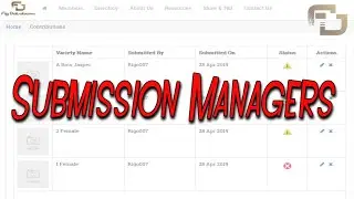 Submission Managers Tutorial | Fig Database