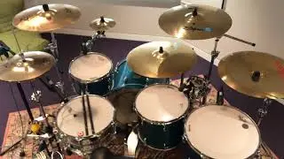 Recording drum track for medley #2!