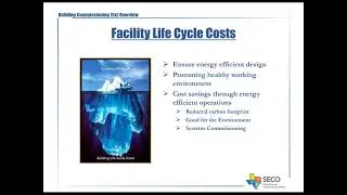SECO 2022 Webinar Series Building Commissioning Cx Overview