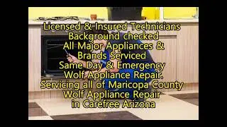 Wolf Appliance Repair in Carefree Arizona 623-257-3104