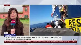 Tunéziából indult migránshajók süllyedtek el a Földközi-tengeren, 50-en meghaltak - HírTV