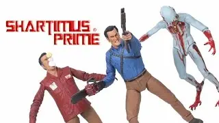 NECA Ash vs Evil Dead Wave 1 Hero Ash, Value Stop Ash, and Eligos 7