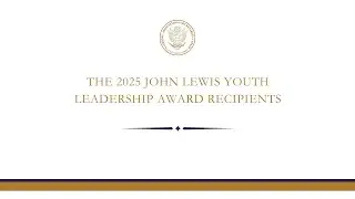 NASS John Lewis Youth Leadership Award 2025 Recipients