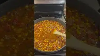 Замороженное блюдо - Простой чили с макаронами