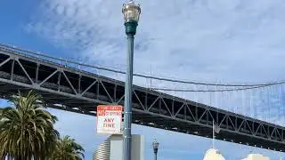 [4K HD] San Francisco Fleet Week Walk Embarcadero at Pier 30/32 to Golden Gate Bridge