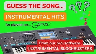 INSTRUMENTAL BLOCKBUSTERS for Yamaha. Like AI for your Genos. 1000 INSTANT SET UPS with 2 buttons!