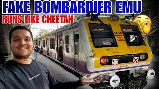 Journey In Fake Bombardier Emu 🚂❤️ | Ambarnath-Csmt Fast Local Journey 😃 