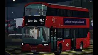 Vision Zero Electroliner, 289 Waddon Marsh - Elmers End in Morning Rush Hour