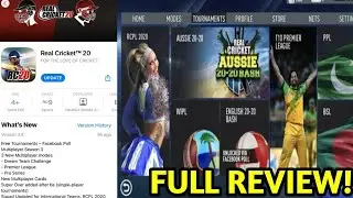 REAL CRICKET 20 NEW MEGA UPDATE LAUNCHED FULL REVIEW ||
