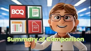 រៀនបង្កើត BoQ Summary of Comparison ជាមួយ IF, SUMIFS Function