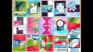 Patterned Paper | FREE Templates & Card Sketches | Make 15 cards with 6 patterned papers | #kcc10
