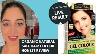Organic Hair Colour Live Result | INDUS VALLEY Organically Natural Hair Color | Damage Free Color