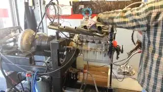 Crosley Alcohol motor on dyno