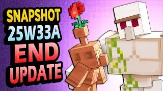 ✅ Mini END UPDATE! 👉 Snapshot 25W33A Minecraft