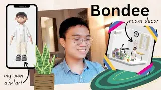 what is Bondee? 🪴👖🪑 creating my own avatar and room decoration (Bondee app review)