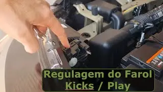Regulagem do Farol - Nissan Kicks / Play