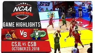NCAA 94 MB: CSJL vs CSB | Game Highlights | October 23, 2018