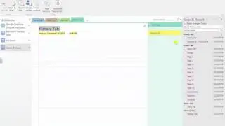 OneNote History Tab