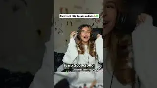 Sam frank hits 2k subs on kick 🙏💚#samfrank #fyp #trending #kick #kickstreaming 